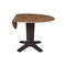 International Concepts 42 in. Solid Wood Round Dual Drop Leaf Dining Pedestal Table - 30.3 in.High in Hickory/Washed Coal K45-42DPT-23B - alternate 5